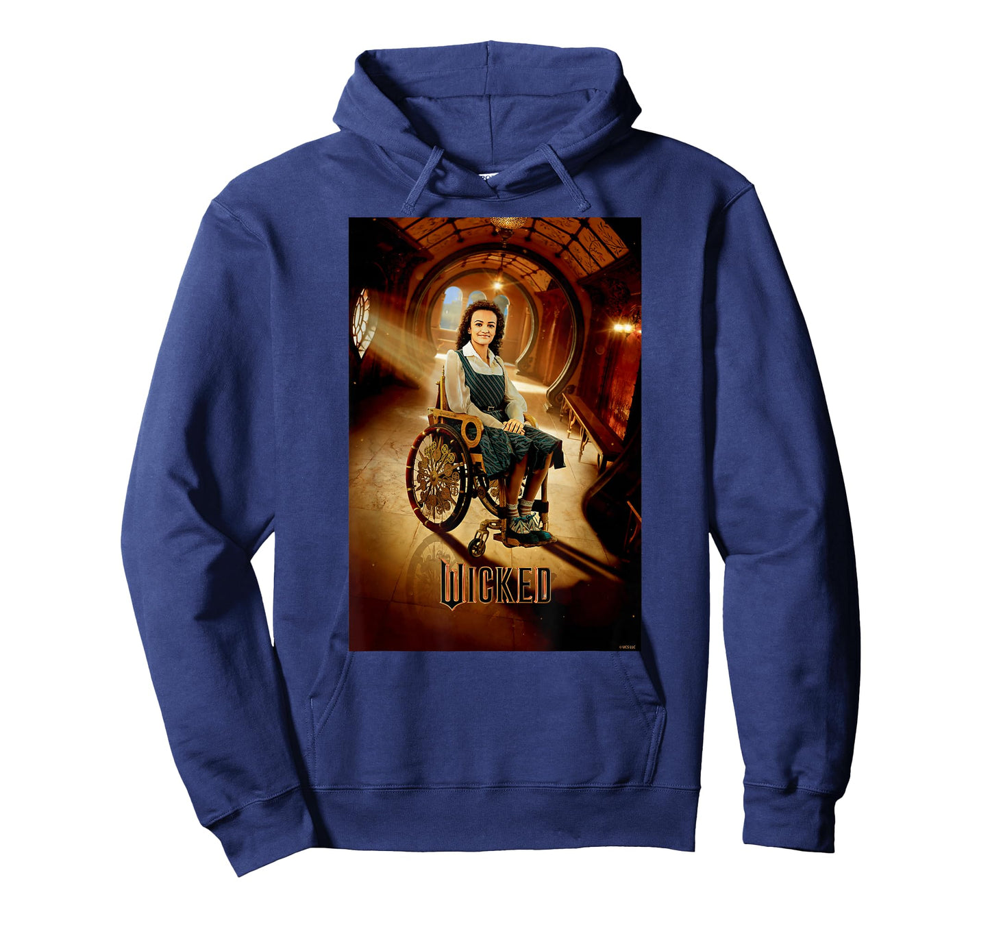 Wicked Unisex Adult Nessarose T-Shirt, Black, Small, Short Sleeve, Movie-Inspired Modern, Official Licensed Design