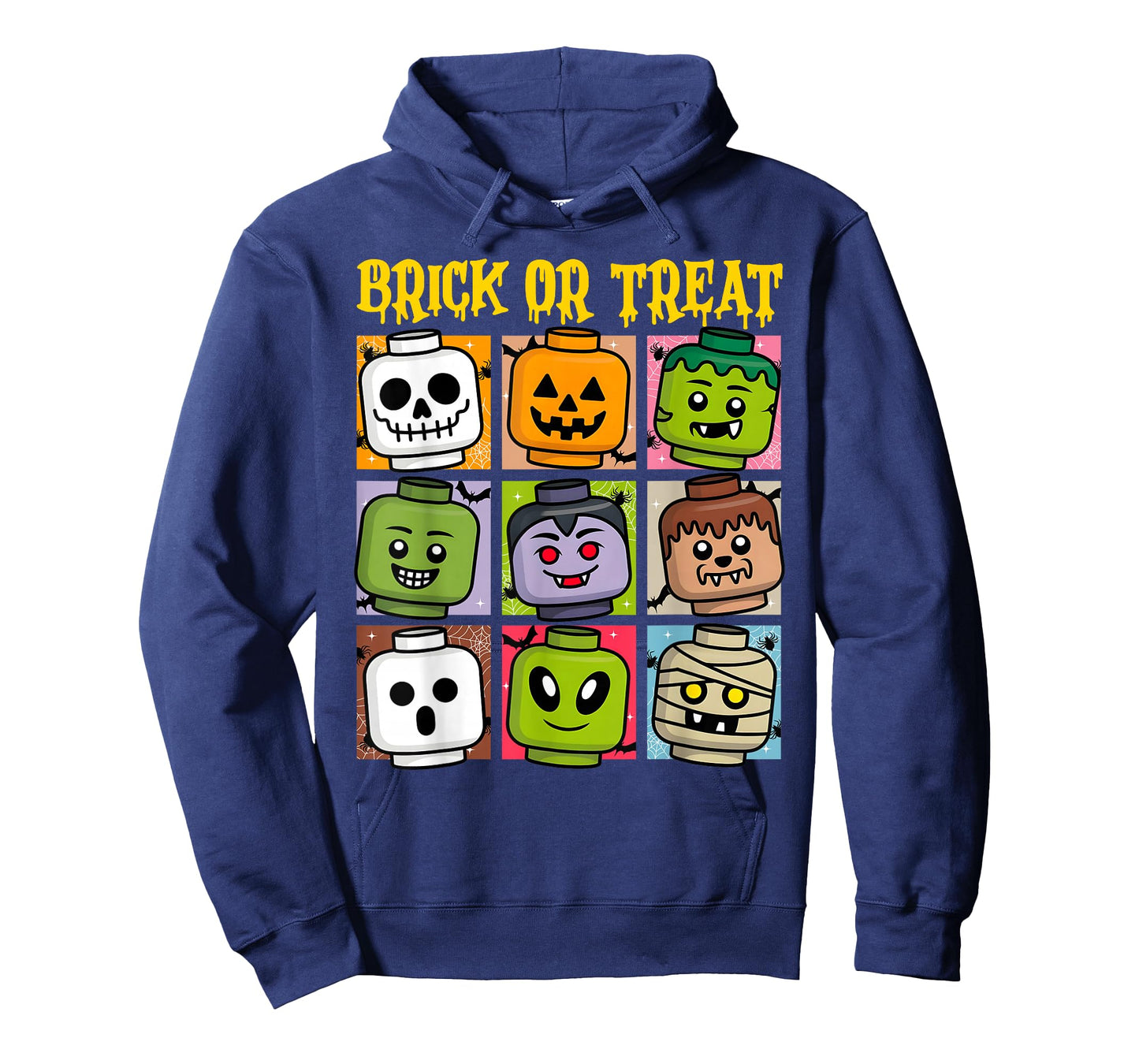Brick or Treat Halloween Master Builder Blocks Building Kids T-Shirt
