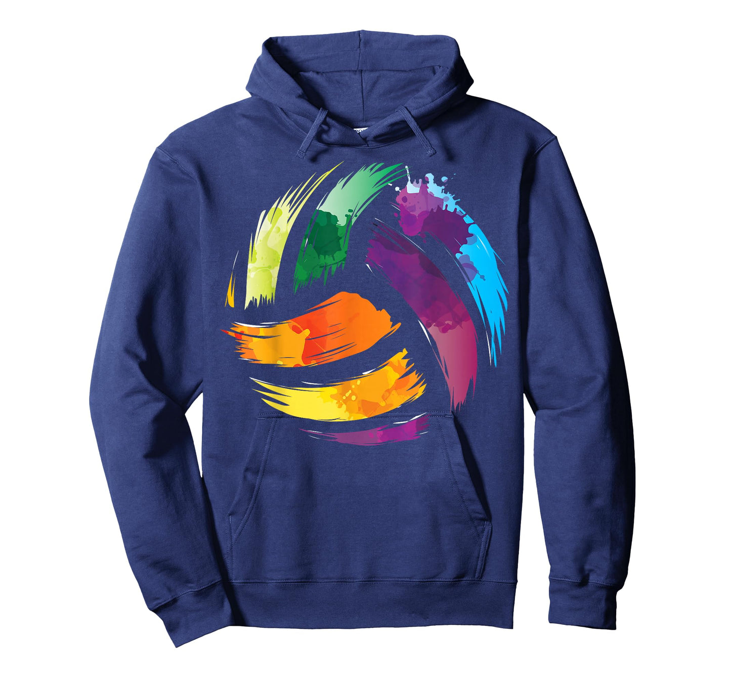 Colorful Volleyball | Cute Colorsplash Ball Gift T-Shirt