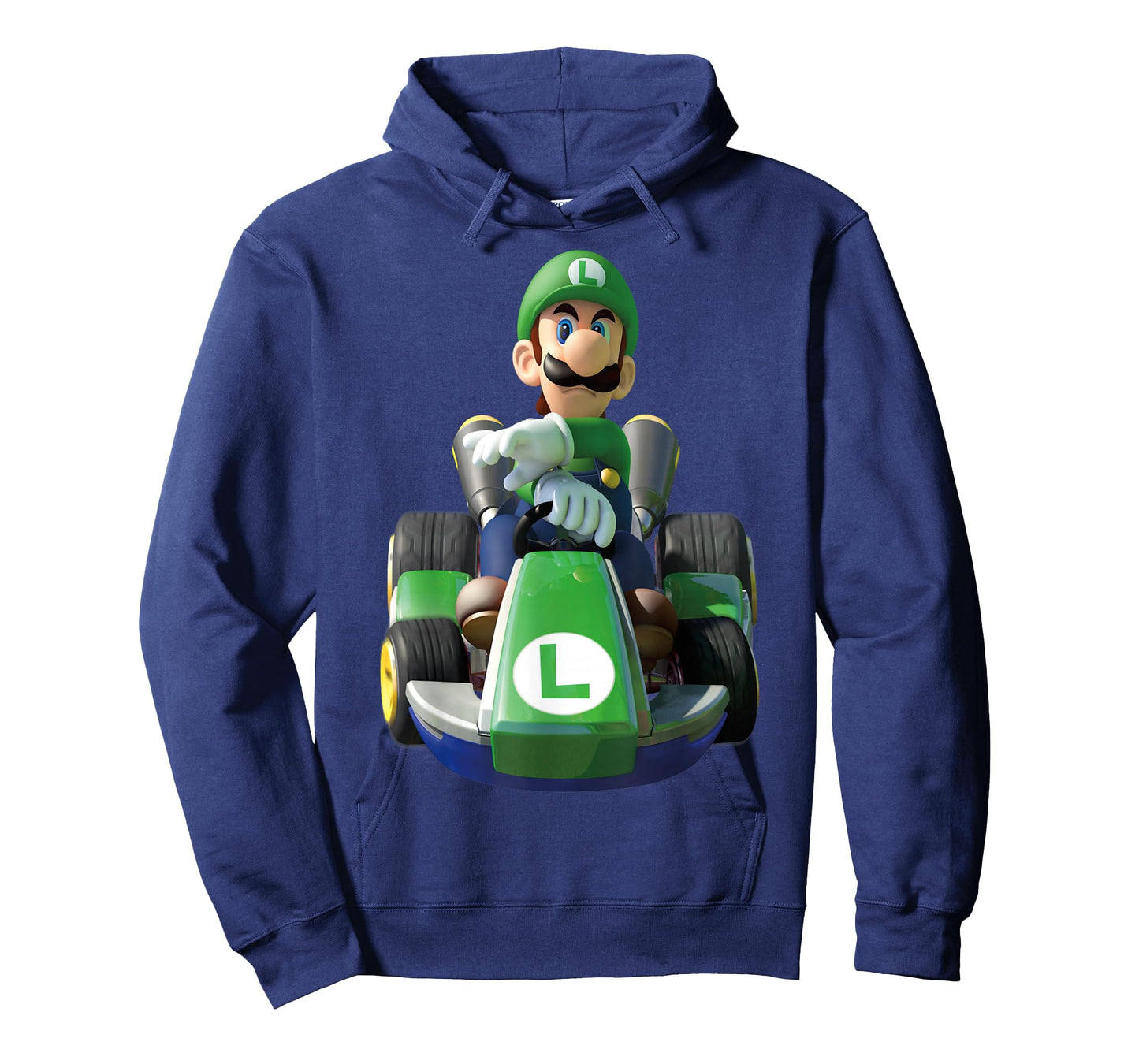 Nintendo Mario Kart Luigi Driving Fast Graphic T-Shirt T-Shirt