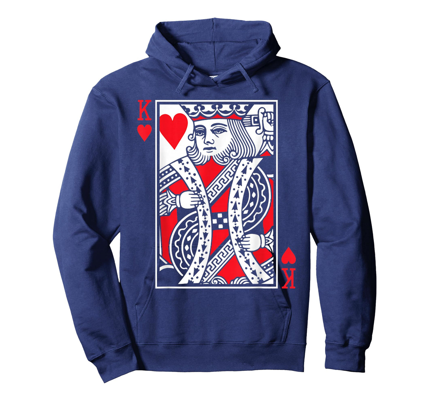 King Of Hearts Valentines Day Cool V-Day Couple Matching T-Shirt