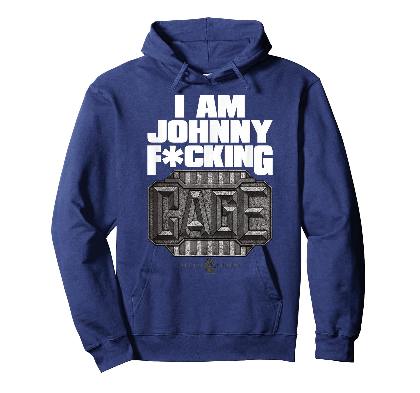 Mortal Kombat 2 I Am Johnny F-ing Cage Bold Text Logo T-Shirt