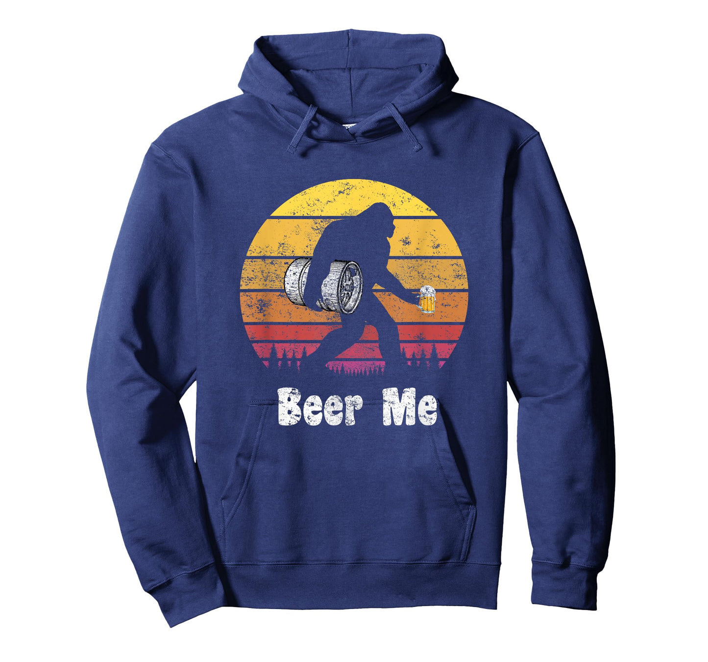 Bigfoot Loves Beer - Beer Me - Funny Bigfoot Beer Sasquatch T-Shirt
