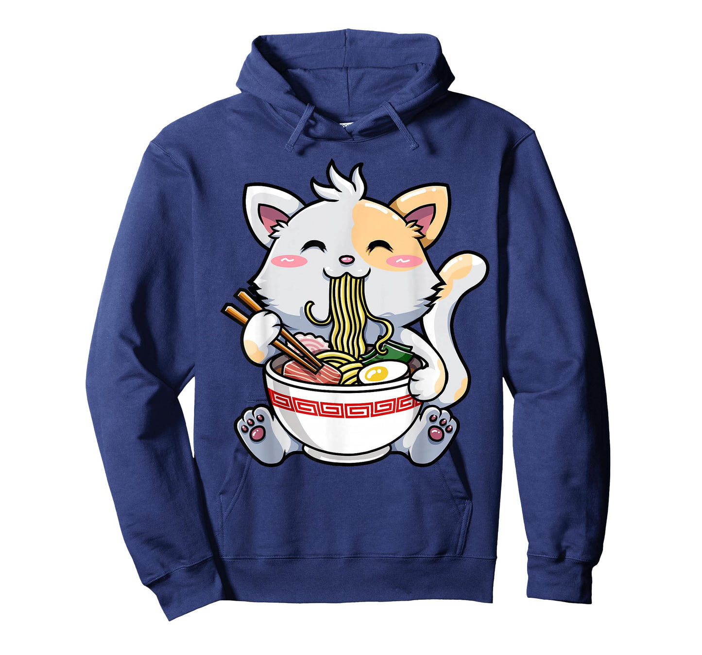 Kawaii Ramen Cat Japanese Anime Clothes Cute Noodle T-Shirt