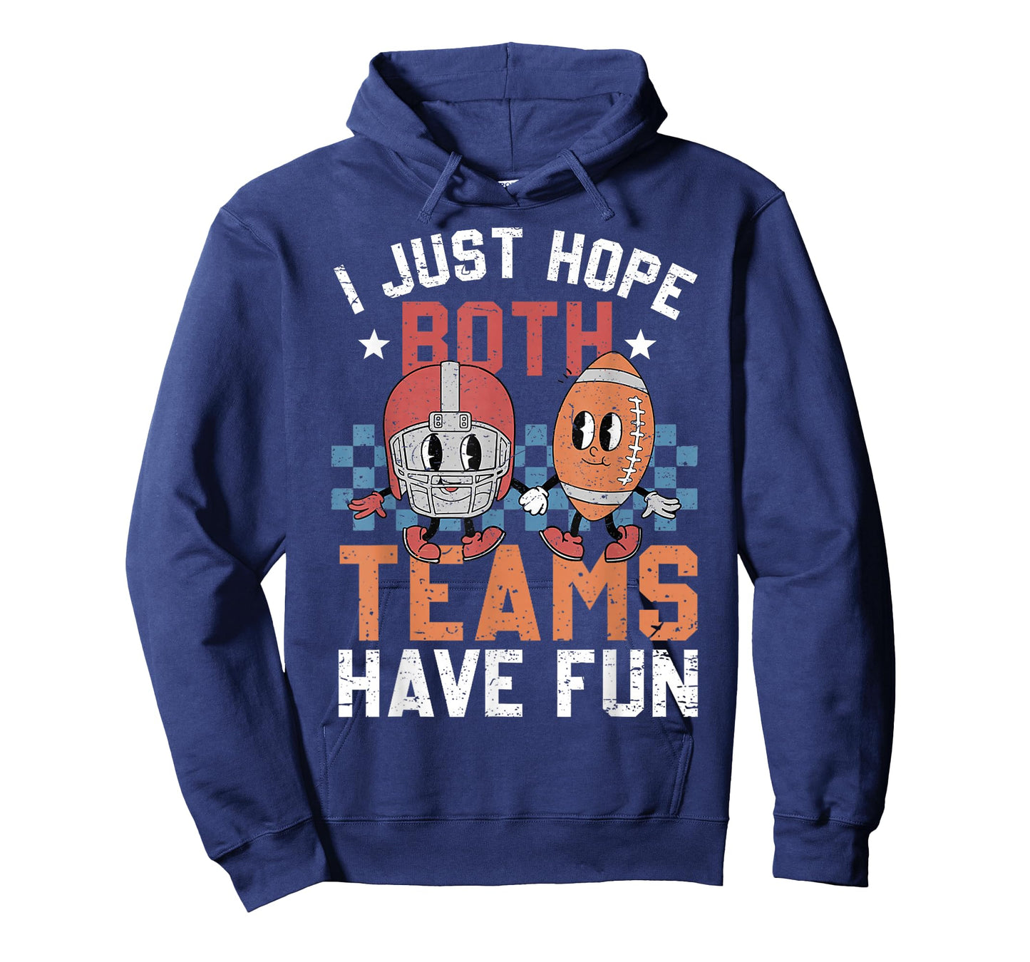 I Just Hope Both Teams Have Fun Vintage Football Lovers T-Shirt