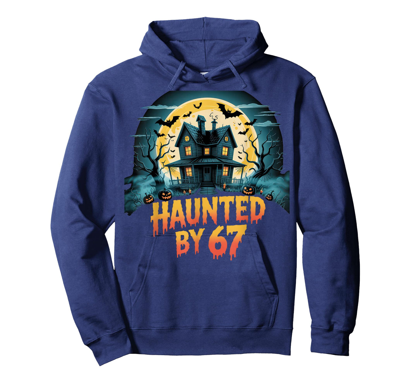 Haunted by 67 Funny Six Seven Meme 6 7 Halloween Costume T-Shirt
