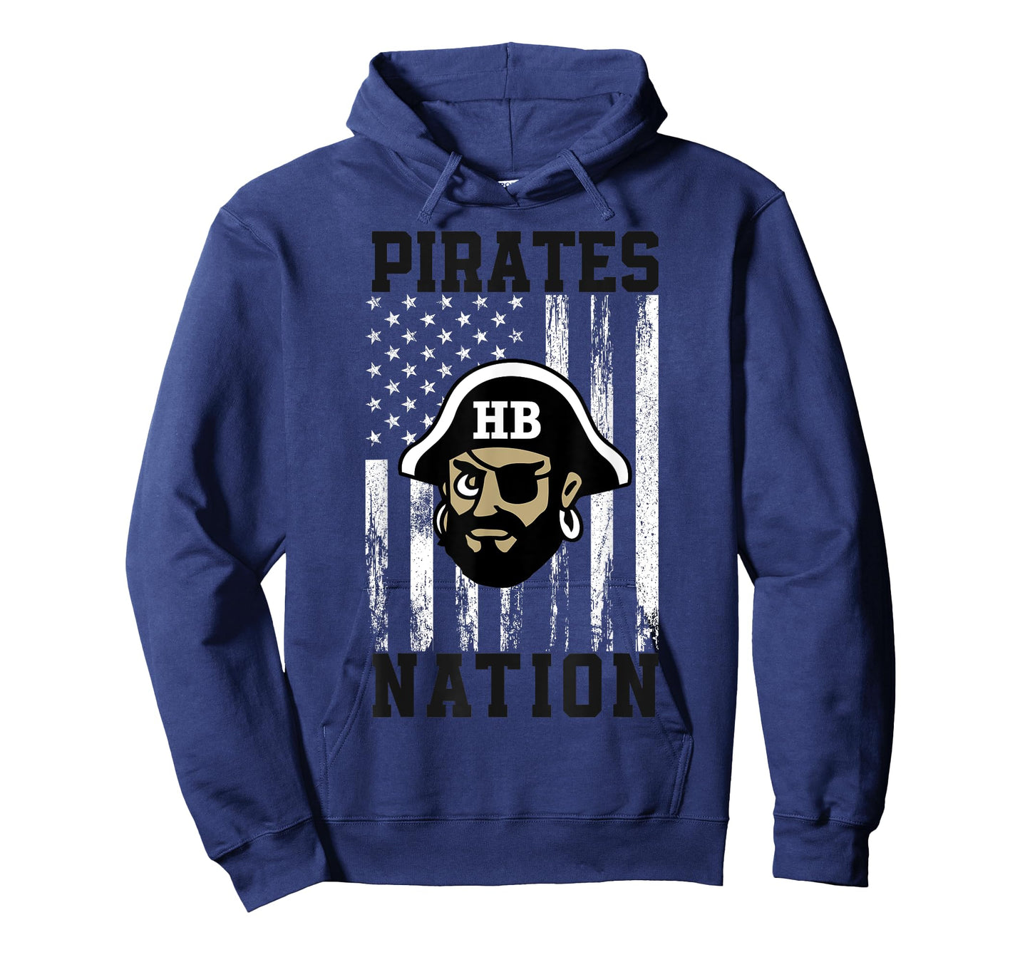 Harbor Beach Pirates Logo Nation HS T-Shirt