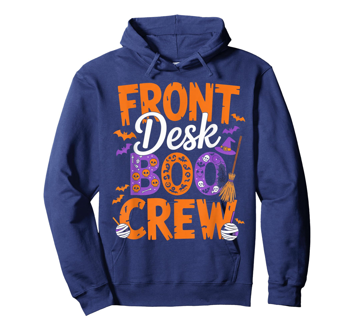 Front Desk Boo Crew Halloween Matching Spooky Outfit T-Shirt