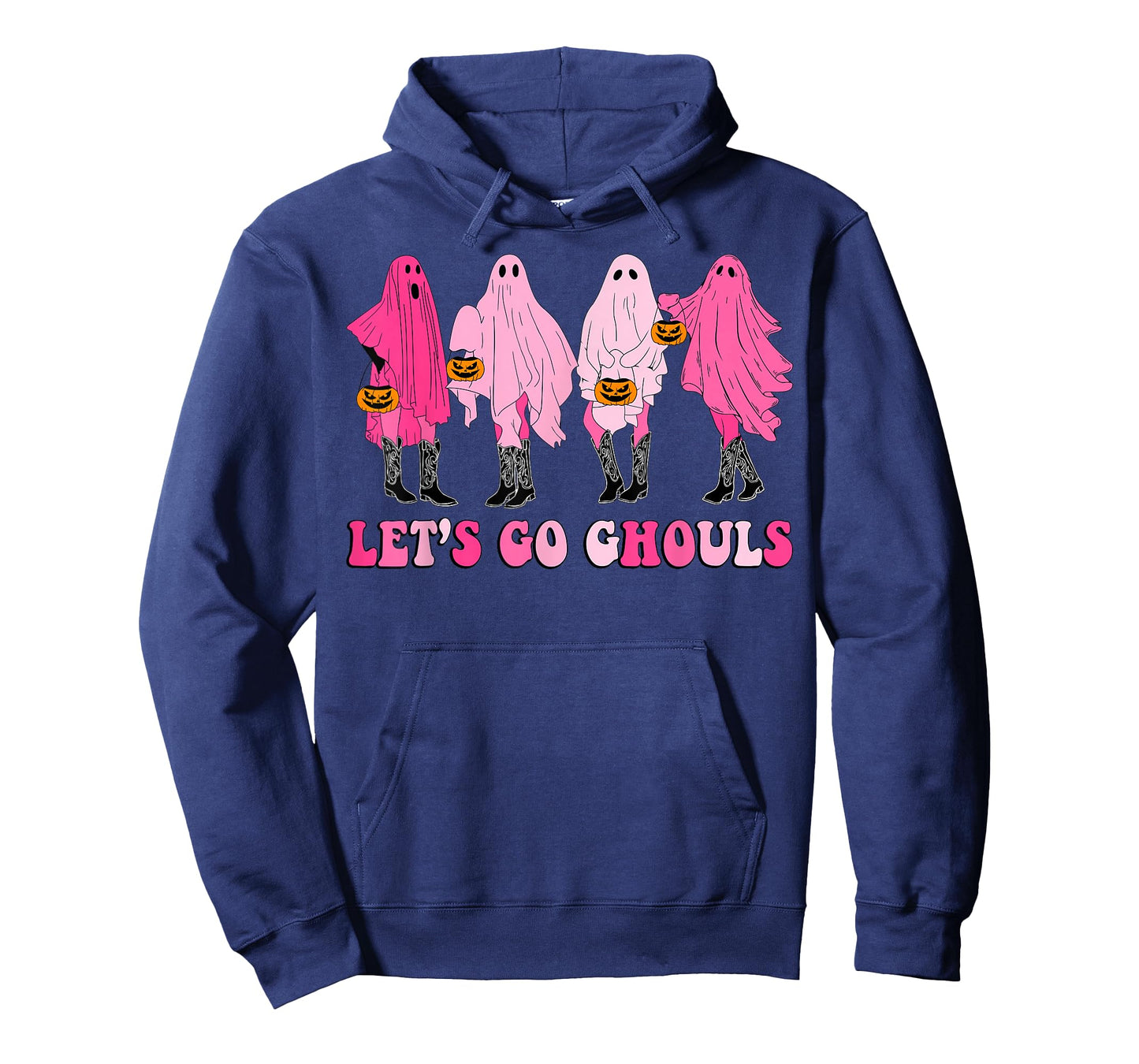 Let’s Go Ghouls Groovy Trick Or Treat Ghosts Halloween T-Shirt