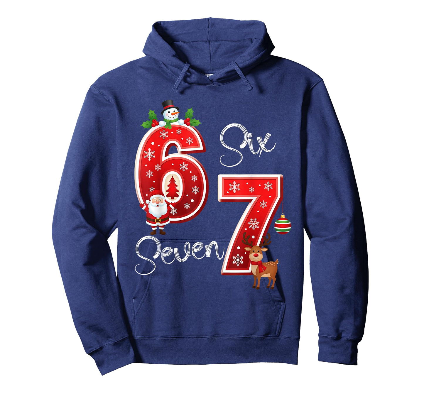 67 Meme Six Seven Christmas Pajamas for Women Men Kids Teen T-Shirt
