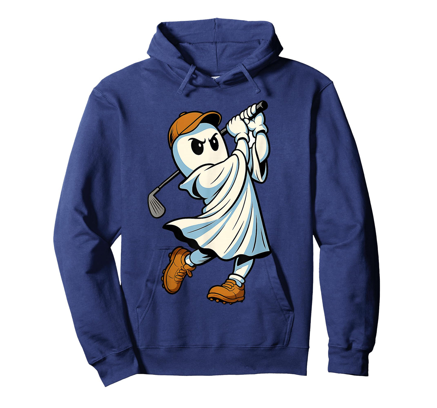 Golf Lover Halloween Ghost Playing Golf Funny Party Costume T-Shirt