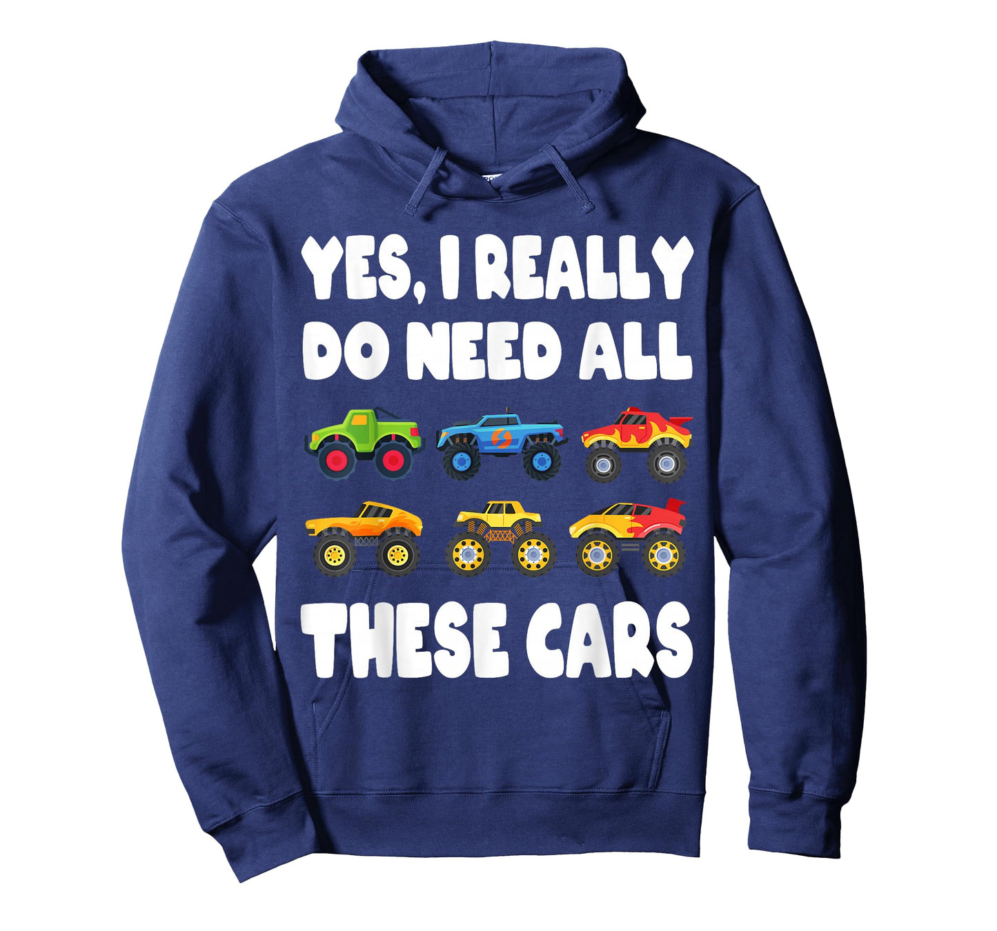 Yes I Really Do Need All These Cars Fun Trucks Boys Kids T-Shirt
