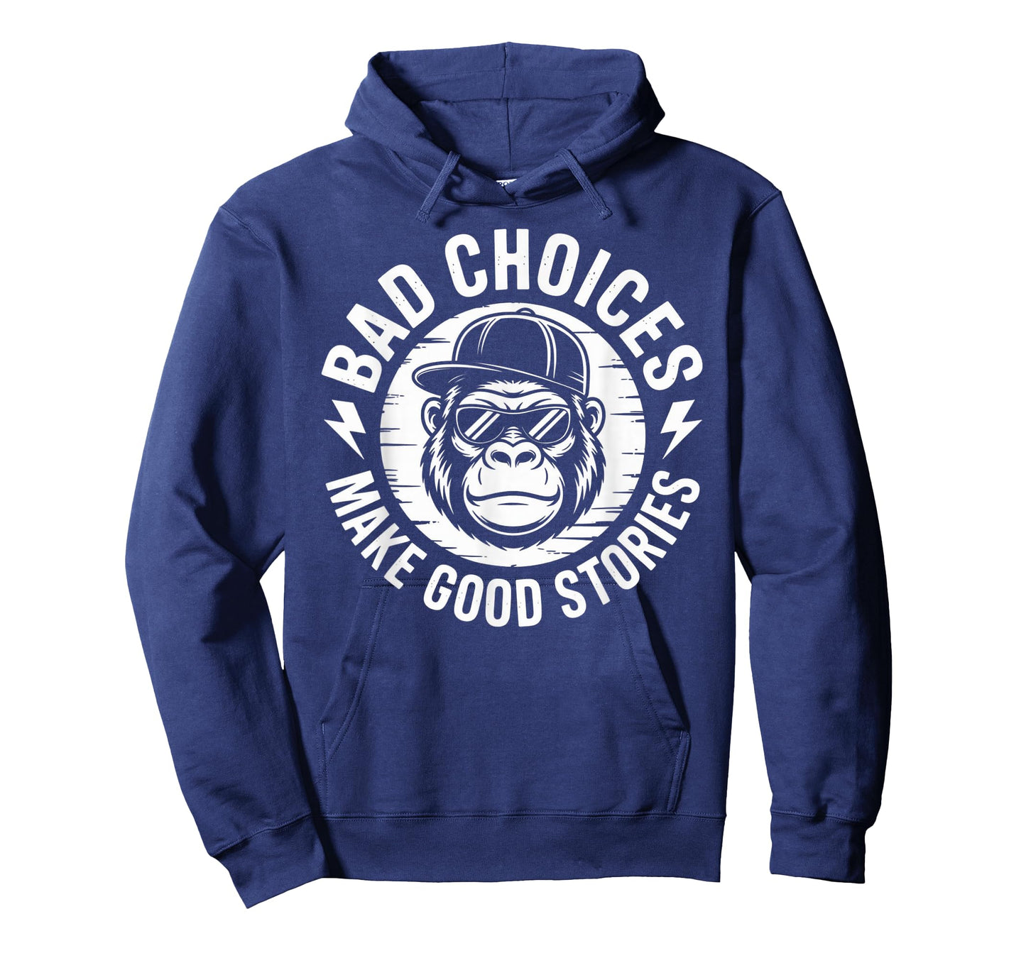 Bad Choices Make Good Stories Gorilla Attitude T-Shirt