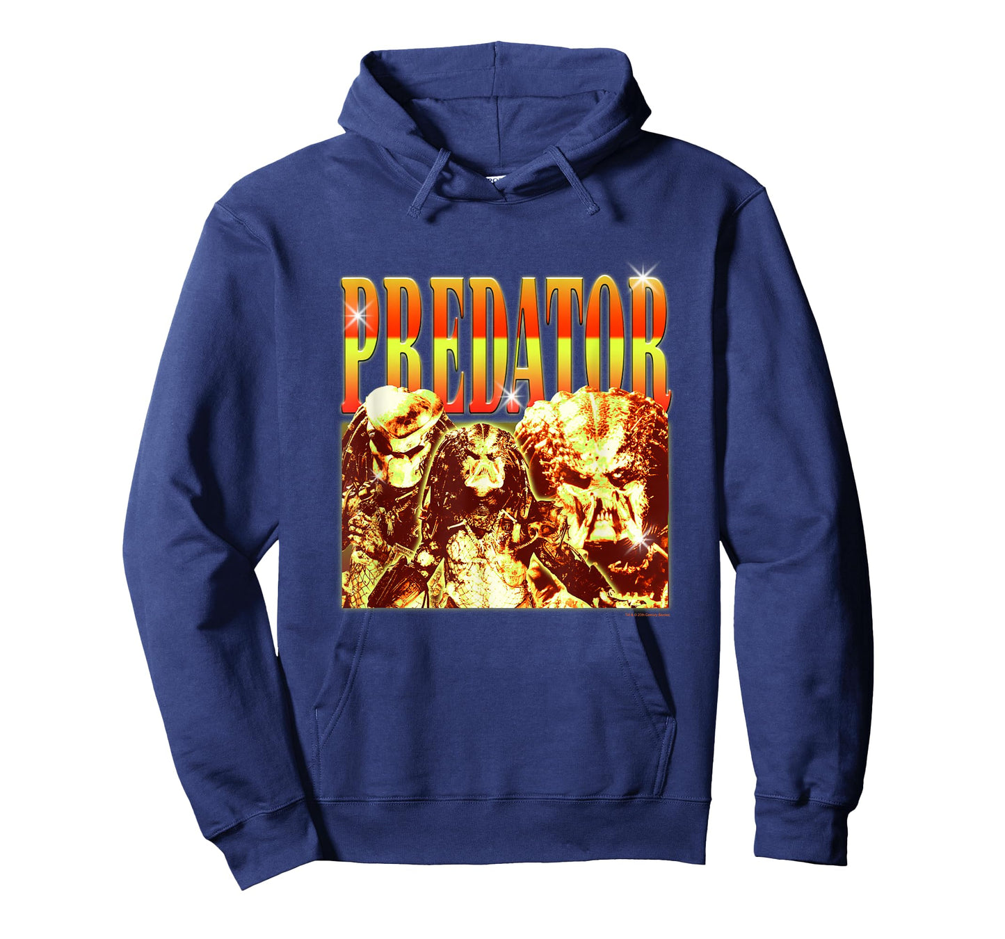 Aliens Iconic Epic Predator Montage Retro Big Chest Poster T-Shirt