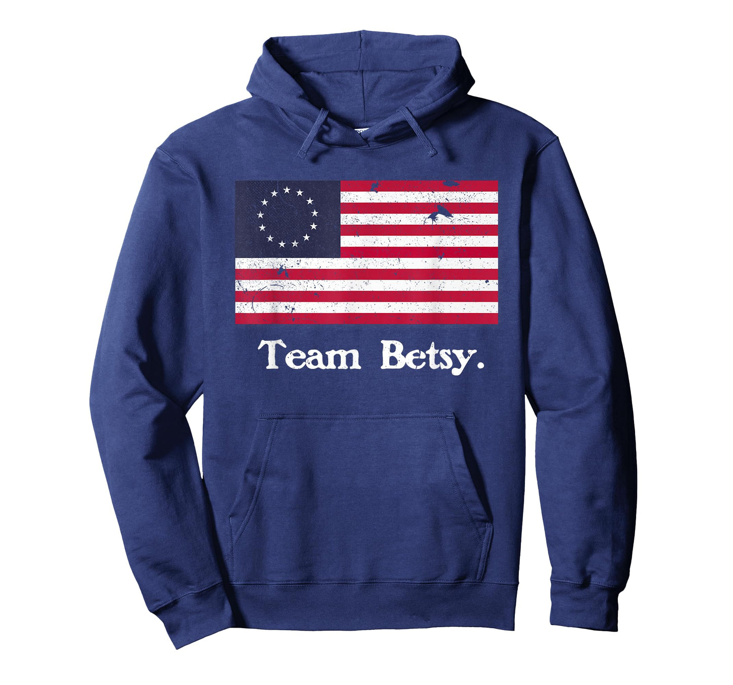 Team Betsy Ross Flag Shirt Proud American Flag Distressed T-Shirt