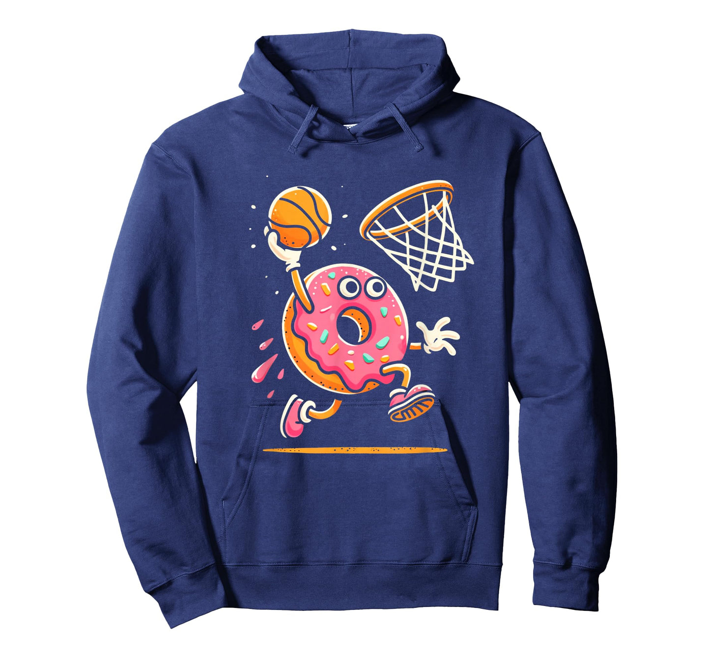 Funny Donut Dunking Basketball Food Champ Sports Donut T-Shirt