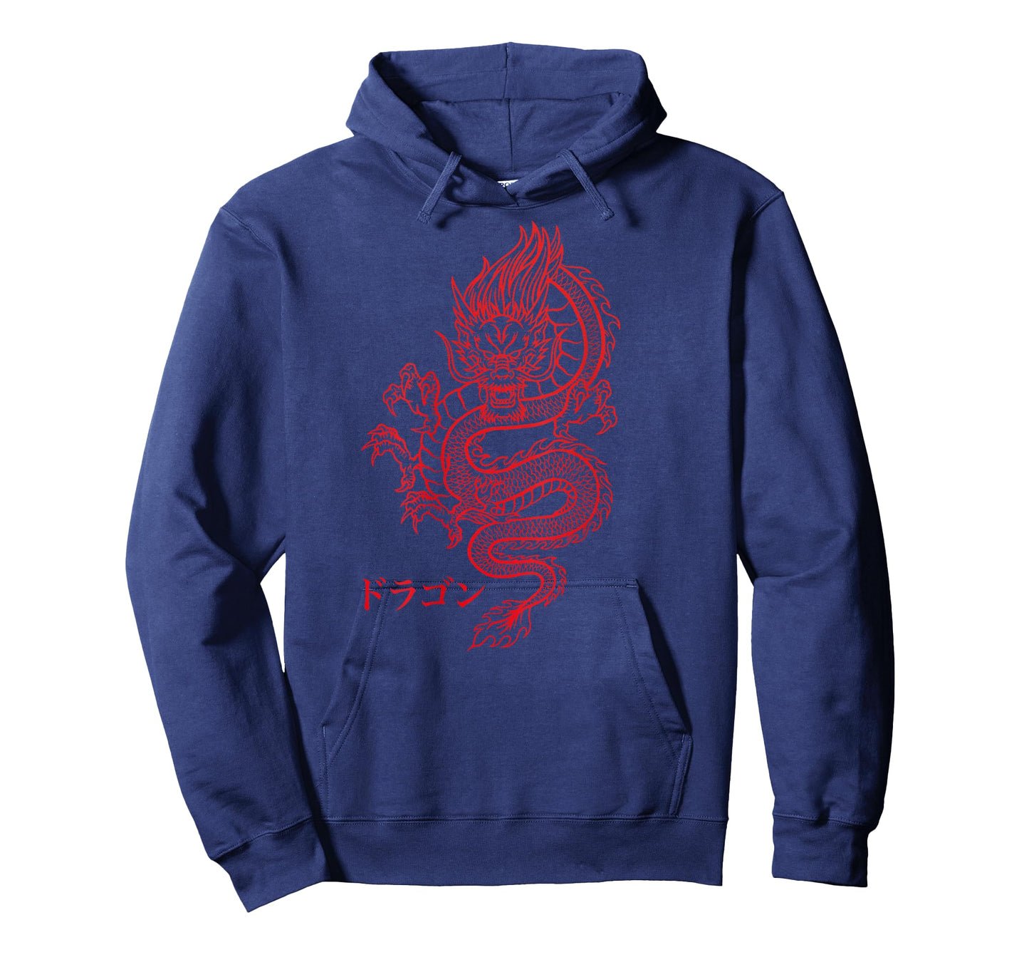 Dragon with Japanese characters on the back Kanji Aesthetic T-Shirt