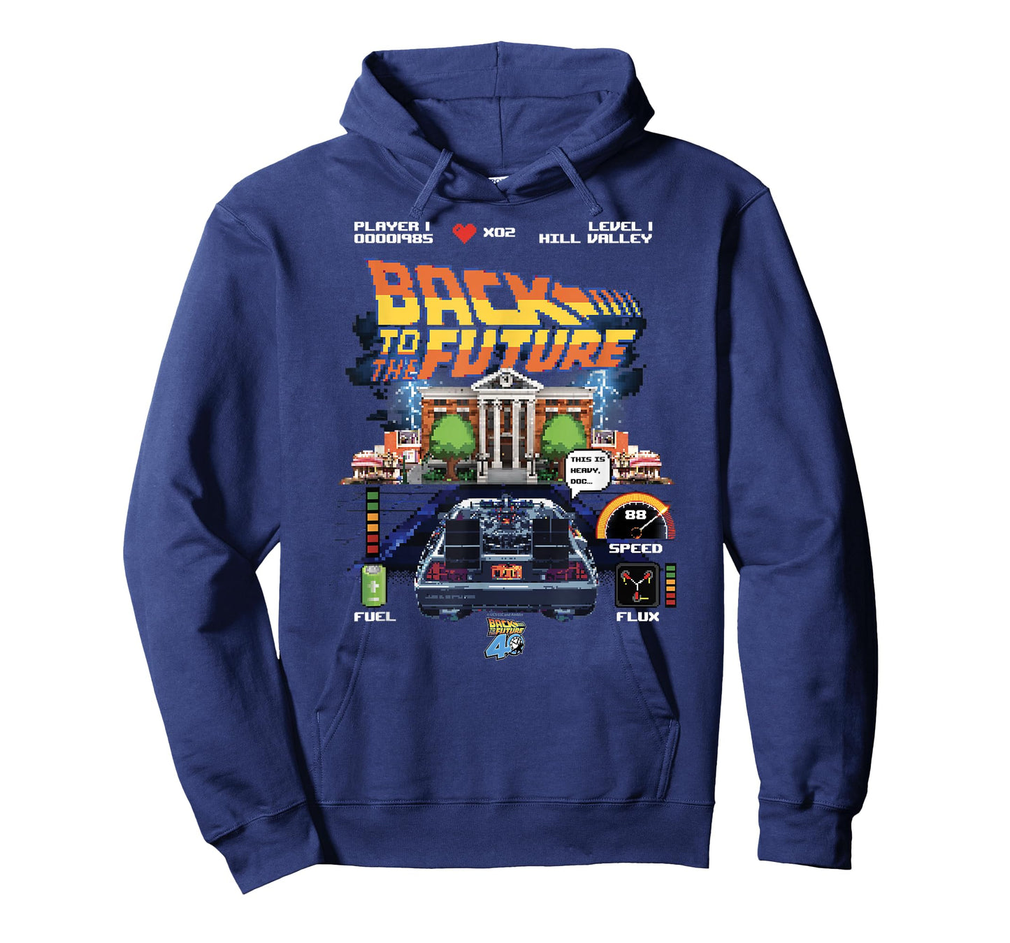 Back To The Future 40th Anniversary Video Game Style T-Shirt