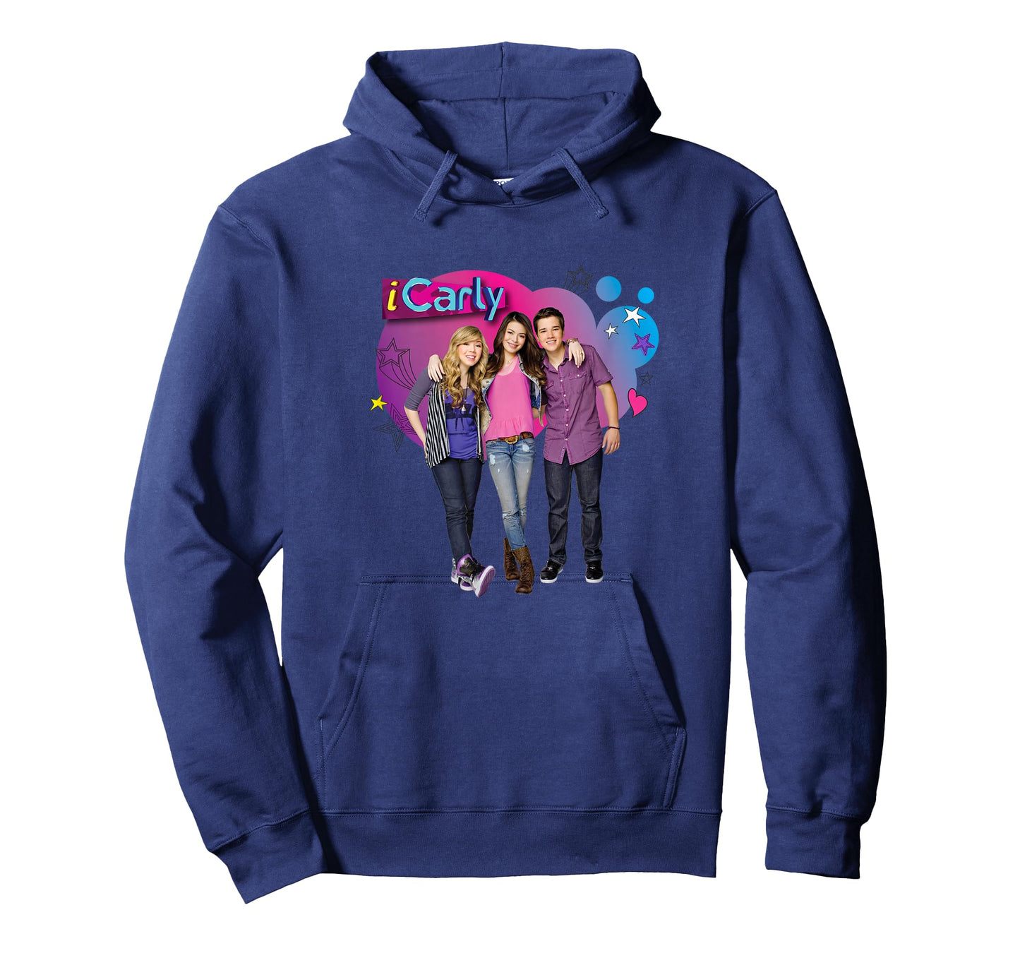iCarly Cast Bubble Carly, Sam, and Freddie T-Shirt