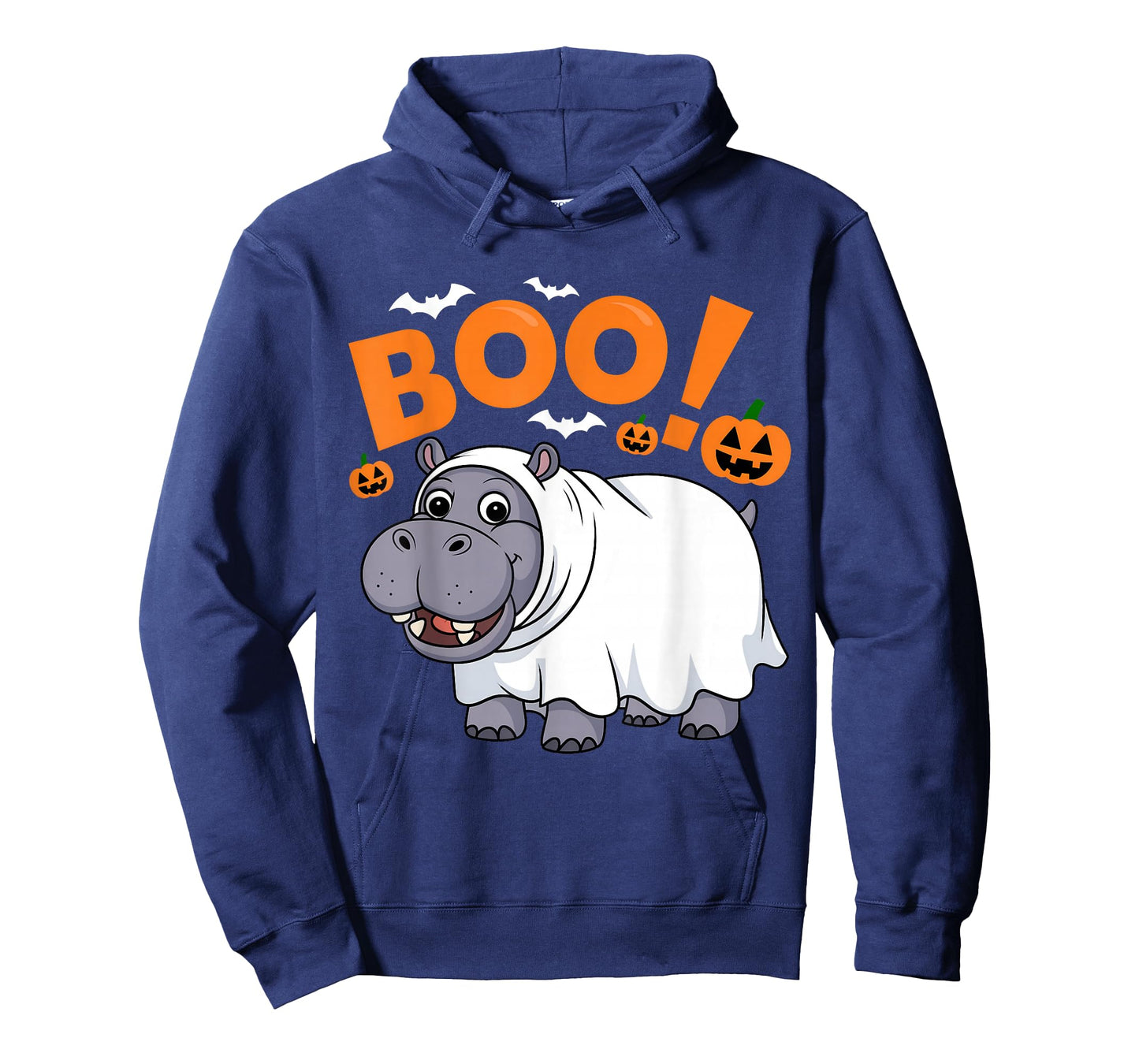 Boo Hippo Halloween Costume Hippopotamus Africa Animal Fun T-Shirt