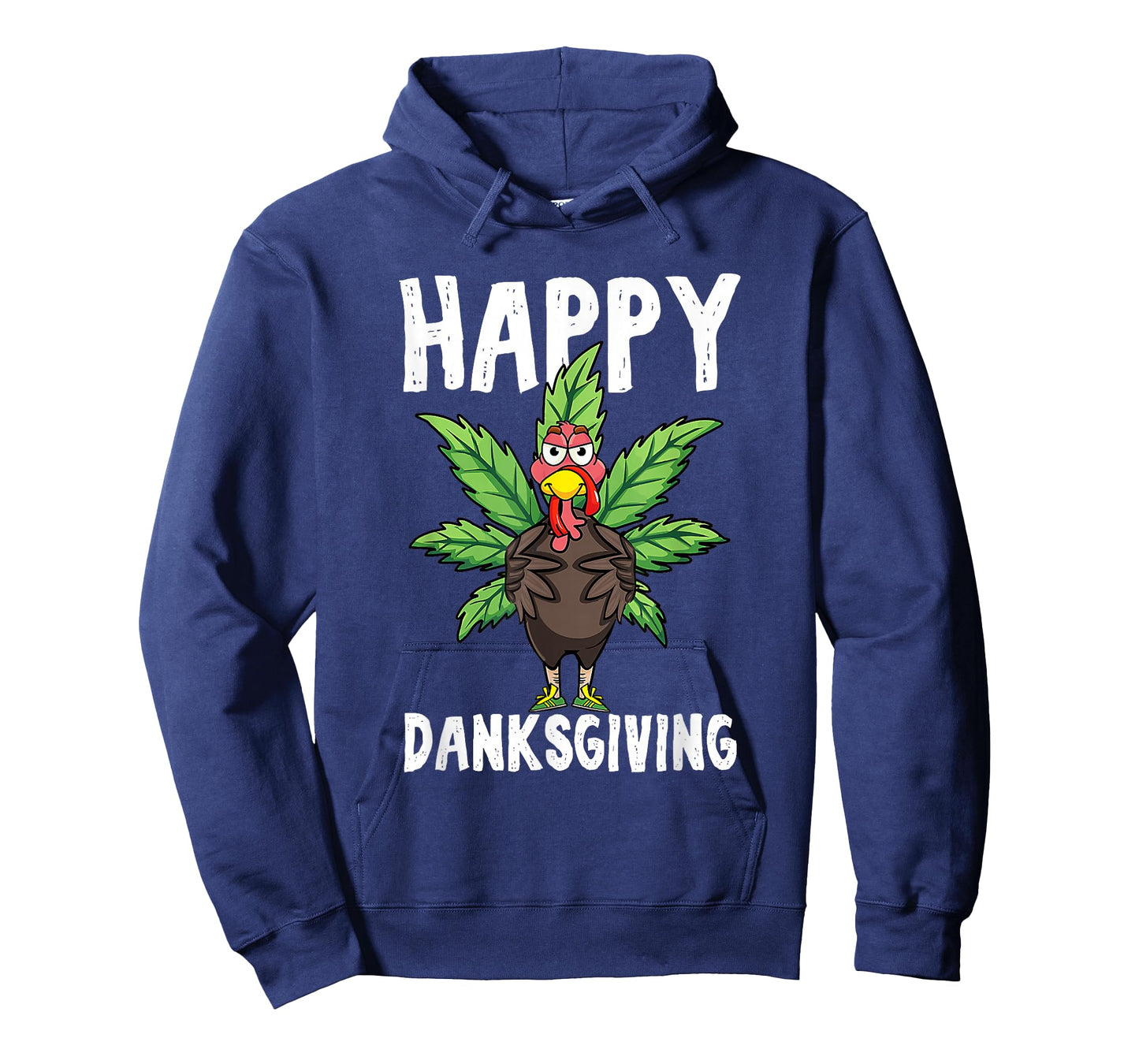 Thanksgiving Weed Happy Danksgiving Turkey Cannabis T-Shirt