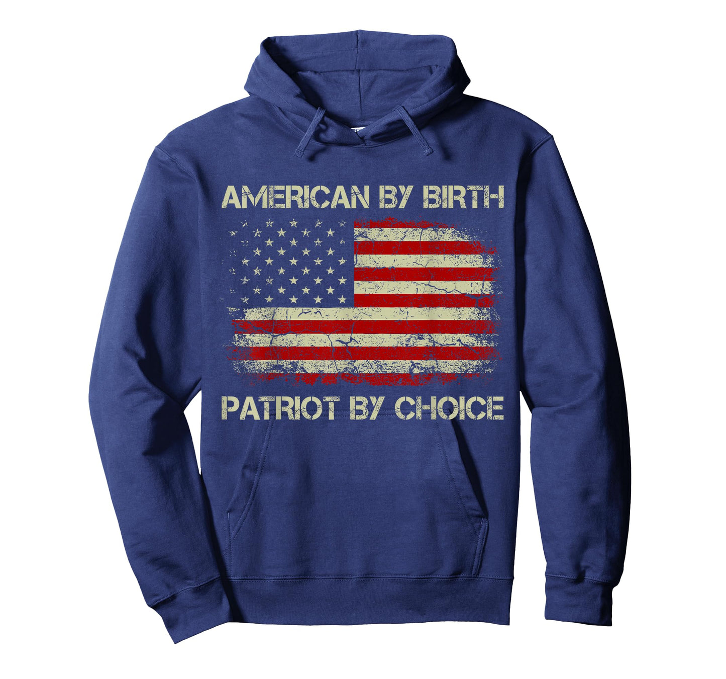 American By Birth Patriot By Choice American Flag T-Shirt