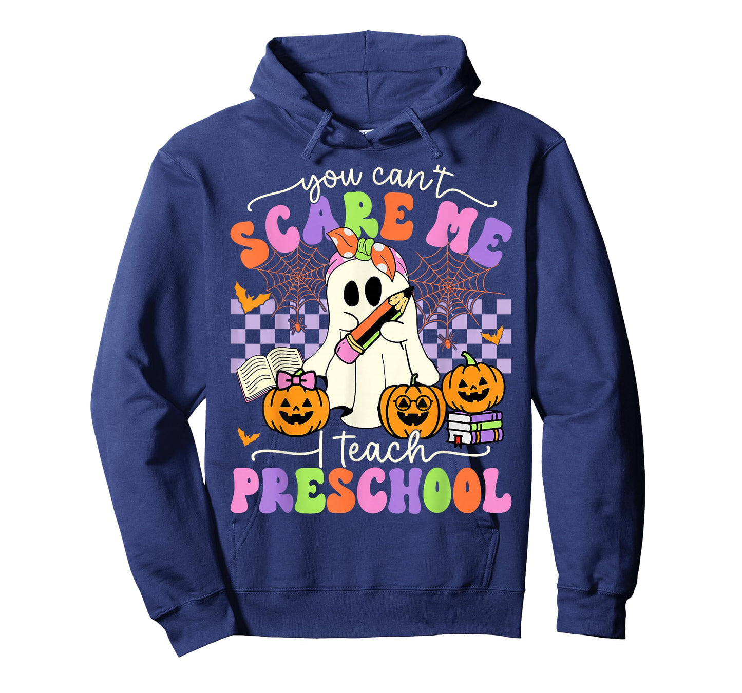 Halloween Teacher You Can't Scare Me I Teach Preschool T-Shirt