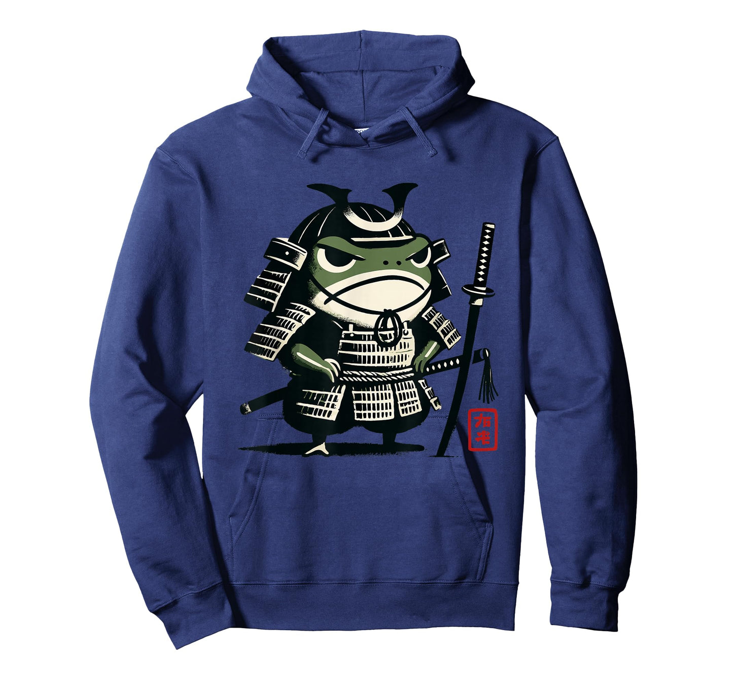 Samurai Grumpy Frog - Matsumoto Hoji Style T-Shirt