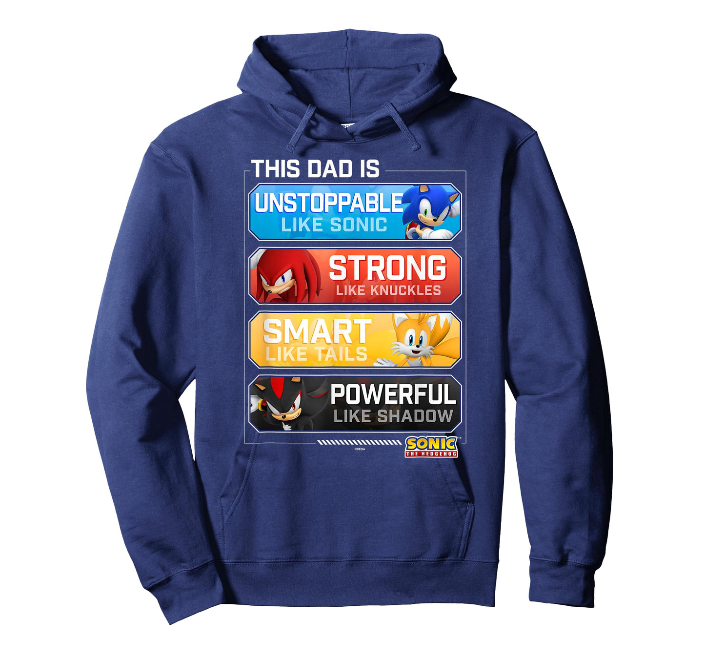 Sonic The Hedgehog Father's Day Unstoppable Strong Smart T-Shirt