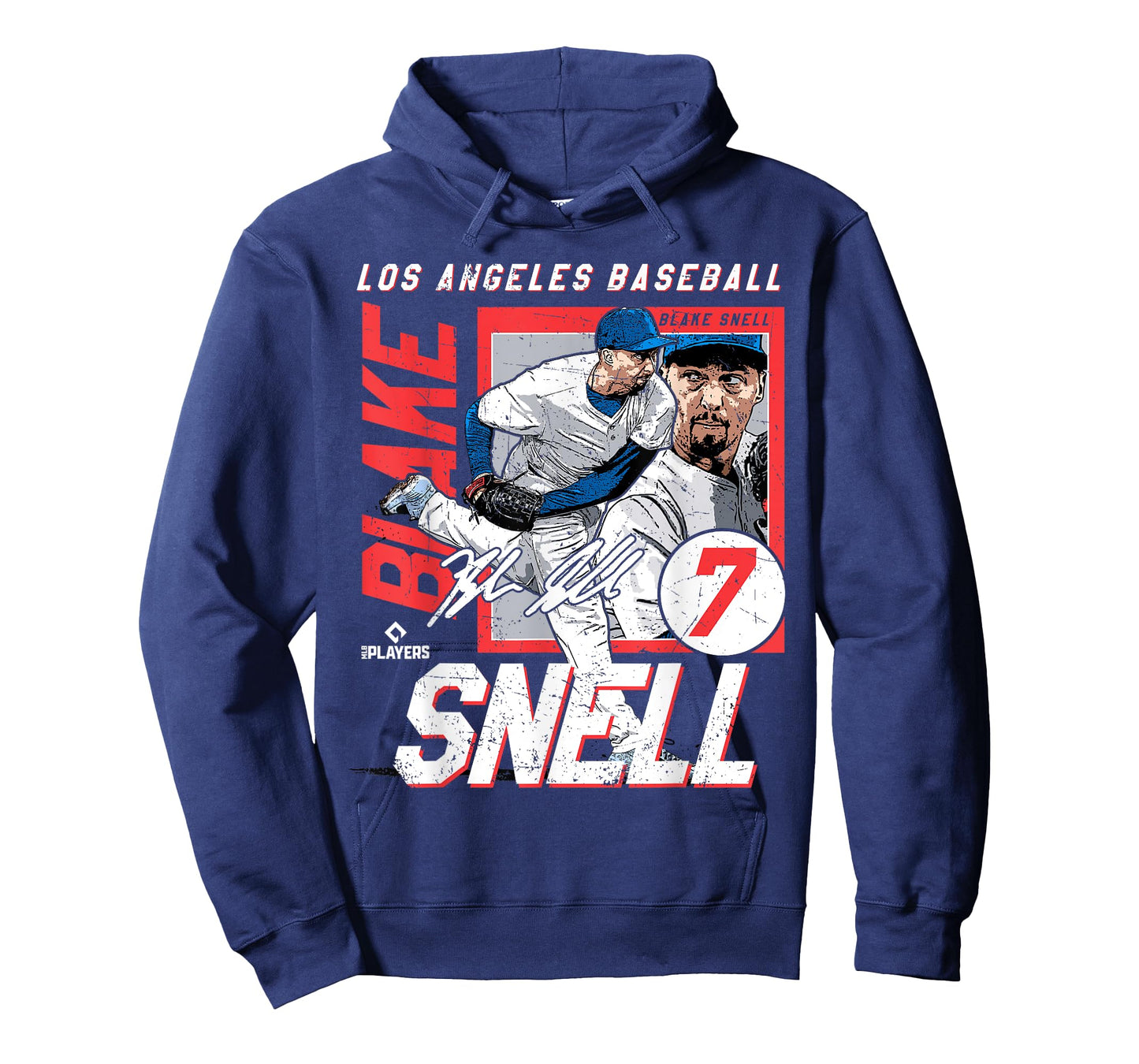 Blake Snell | Los Angeles D MLB Baseball Player | MLBBSN203M T-Shirt