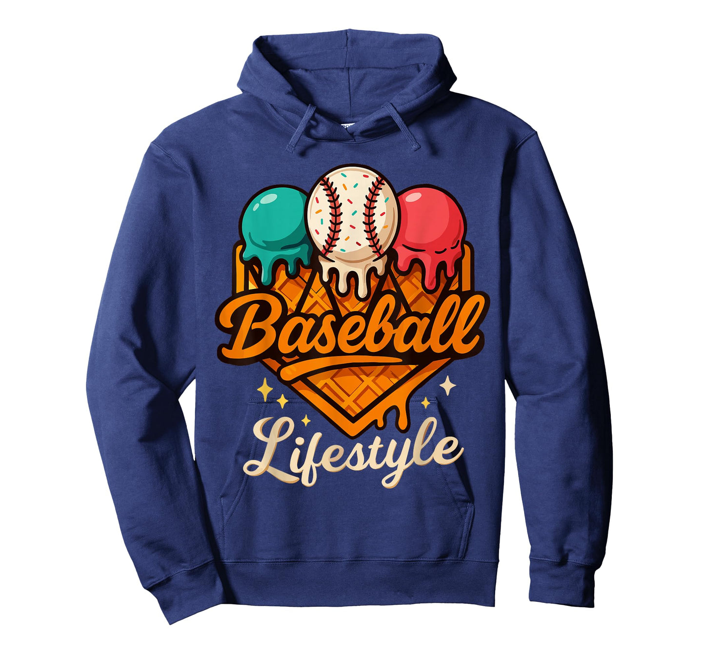Baseball Drip Outfit Boys, Ice Cream Drip Baseball Lifestyle T-Shirt