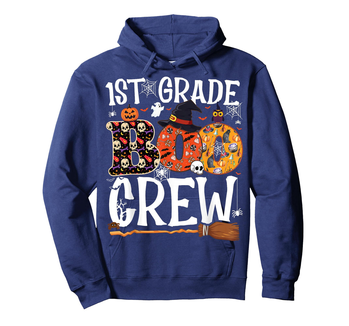1st Grade Boo Crew Cute Ghost Halloween Teacher Kids T-Shirt