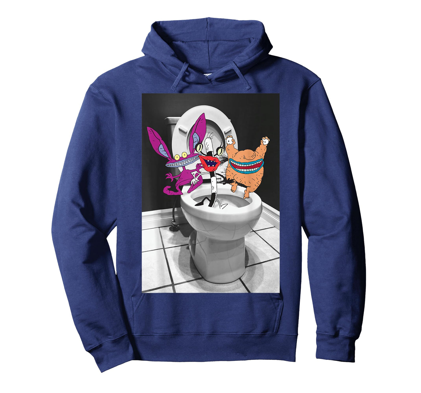 Nickelodeon AAAHH! Real Monsters In Toilet T-Shirt T-Shirt