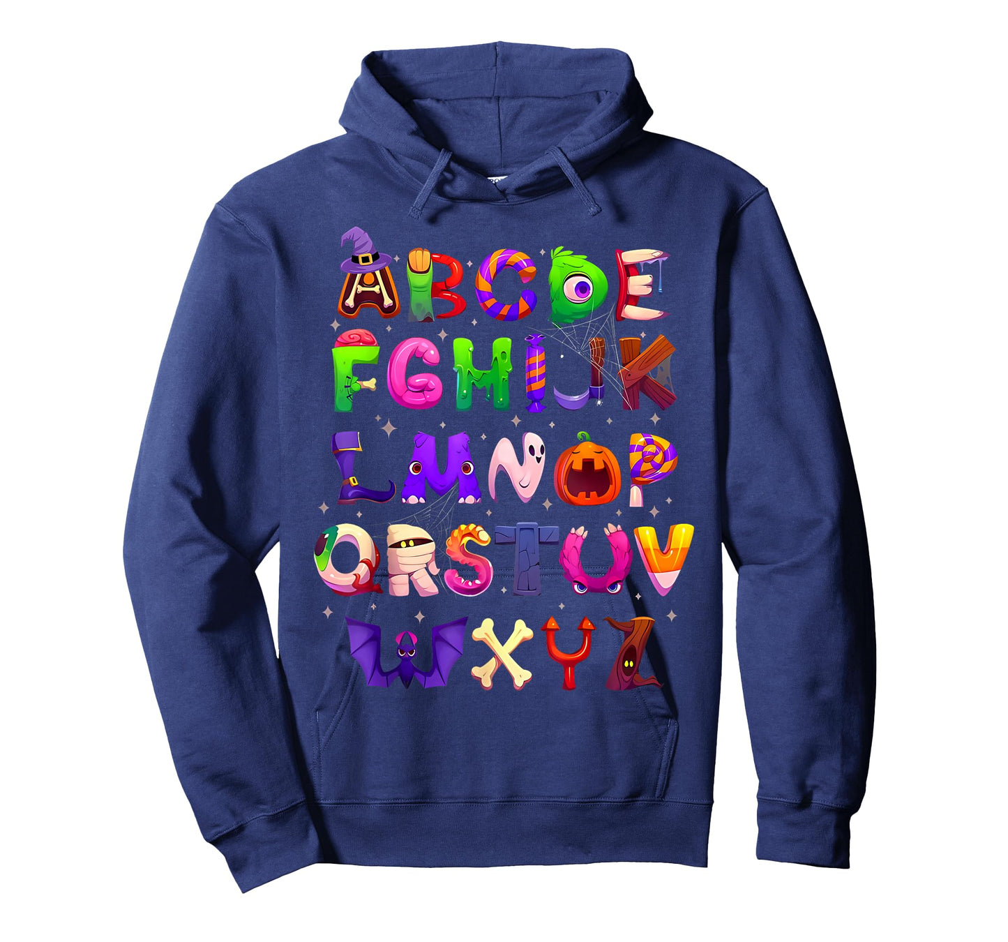 ABCs Learning Kindergarten Teacher Funny Halloween Alphabet T-Shirt