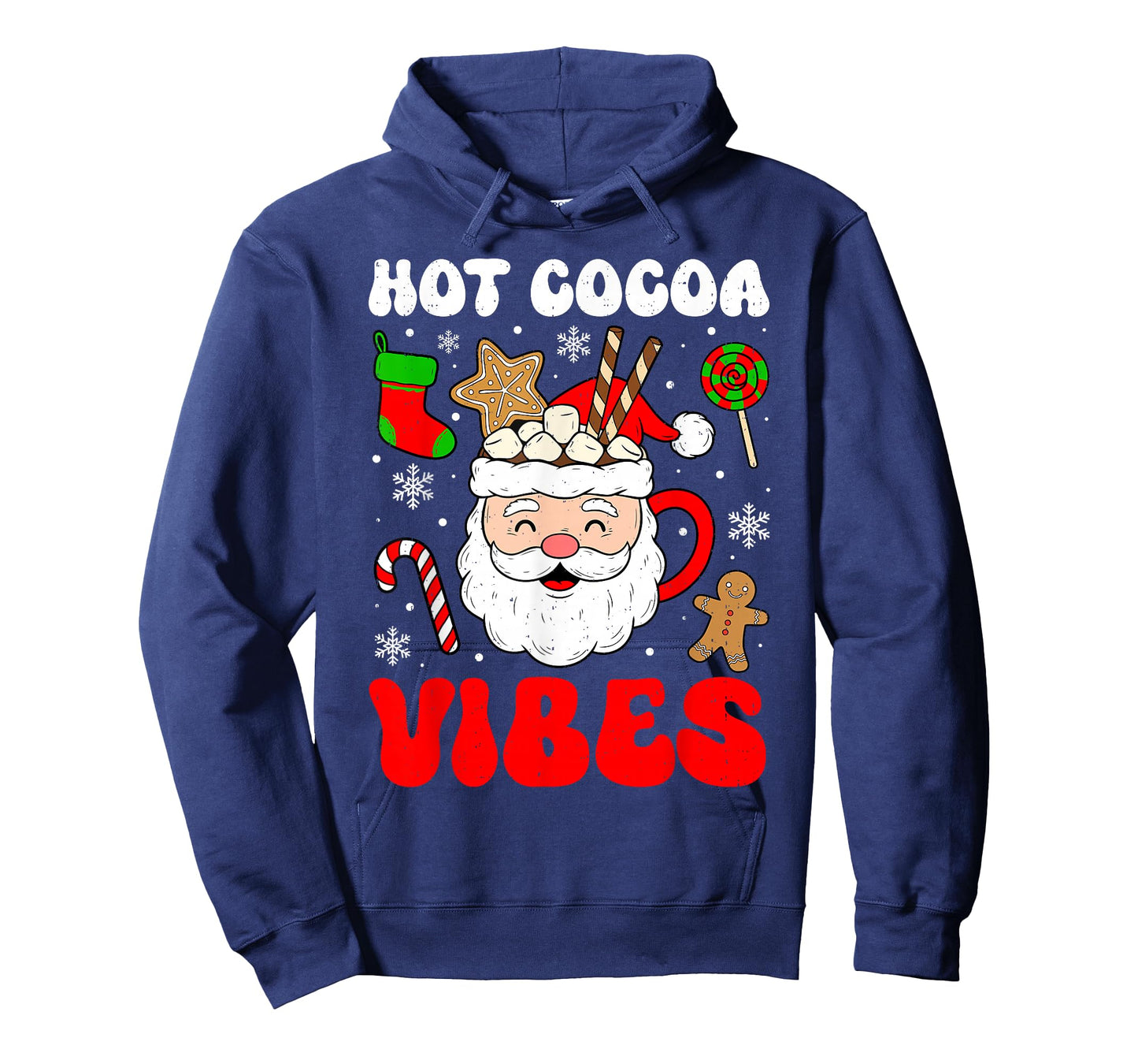 Hot Cocoa Vibes Chocolate Christmas Xmas Cozy Festive T-Shirt