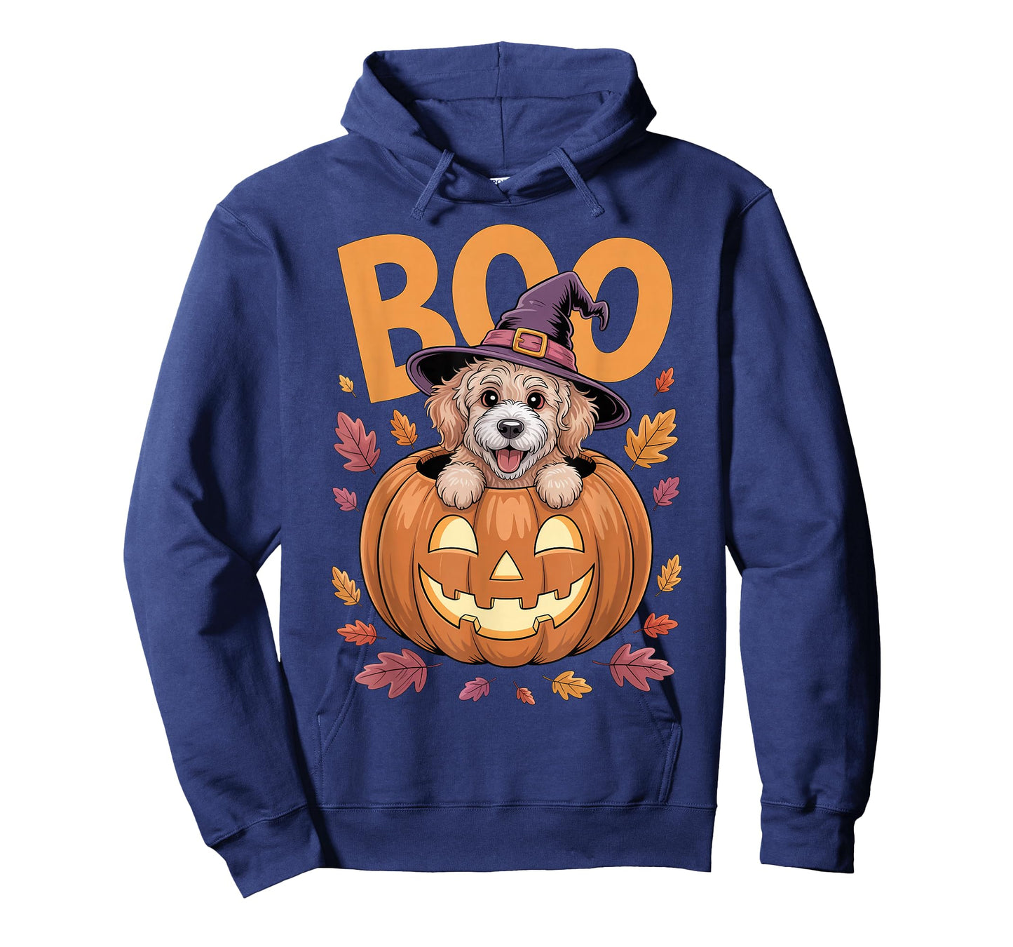 Doodle Costume on Pumpkin Halloween Golden Doodle T-Shirt