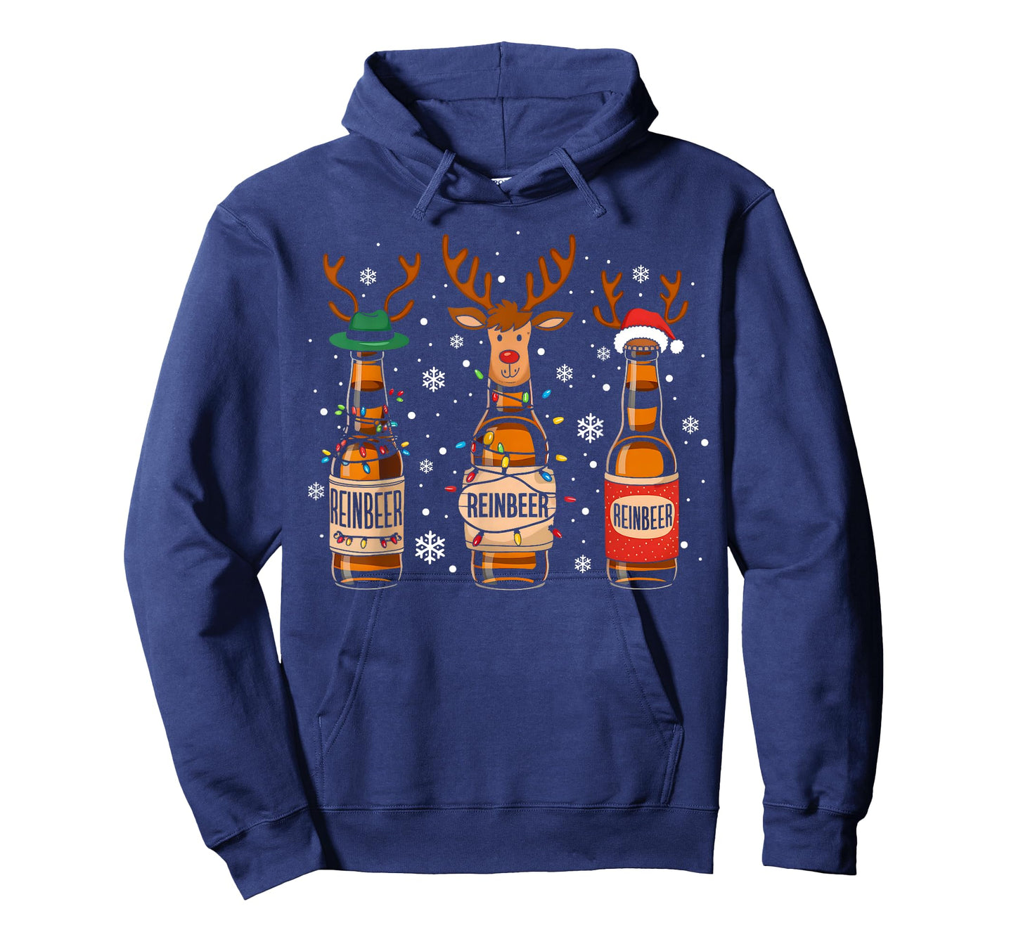 Reinbeers Funny Reindeer Beer Christmas Drinking Xmas Womens T-Shirt