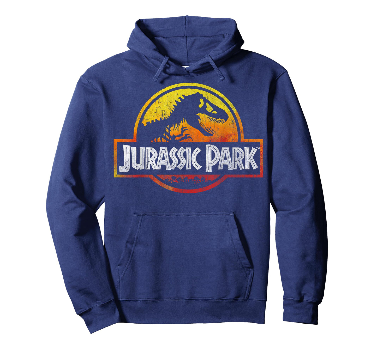 Jurassic Park Deep Red Fire Colors Logo T-Shirt