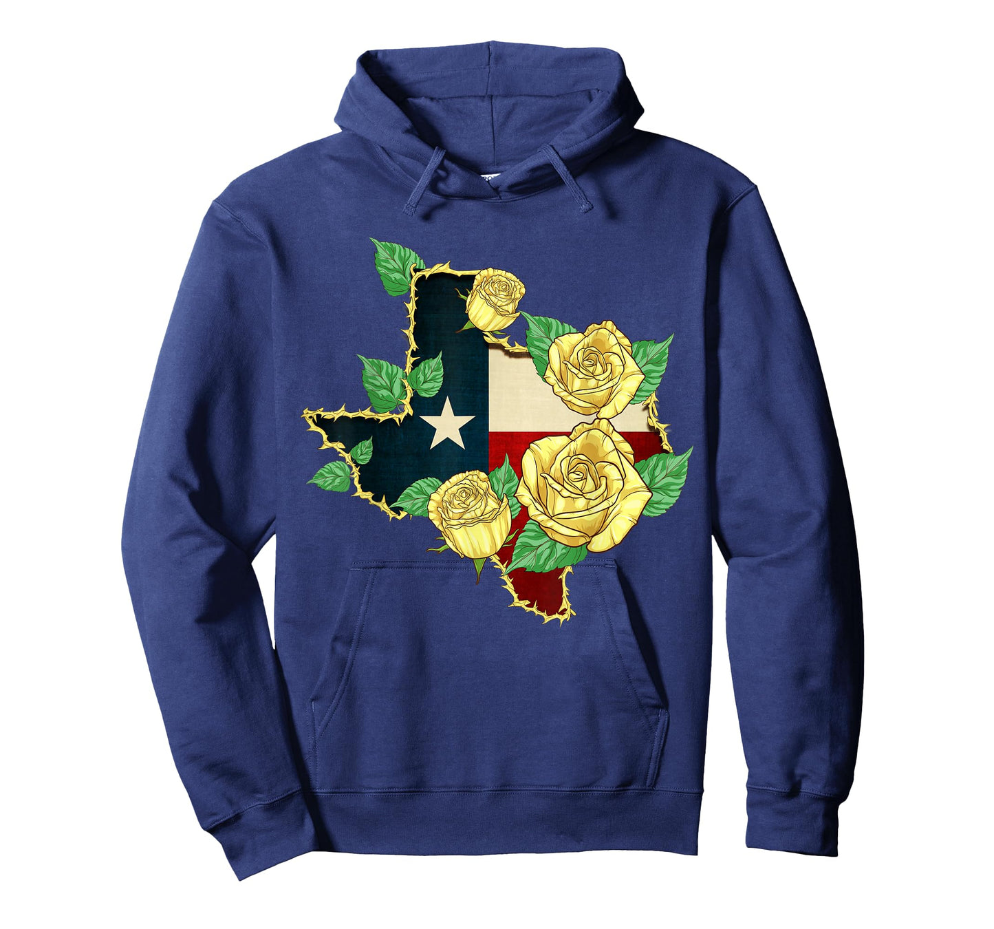 Yellow Rose of Texas Flag Proud Texan American Patriot T-Shirt