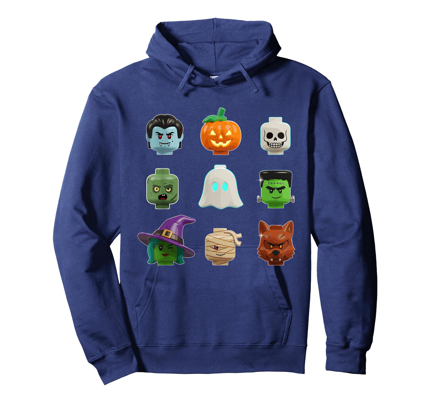 Halloween Building Bricks Costume Funny Matching Family T-Shirt