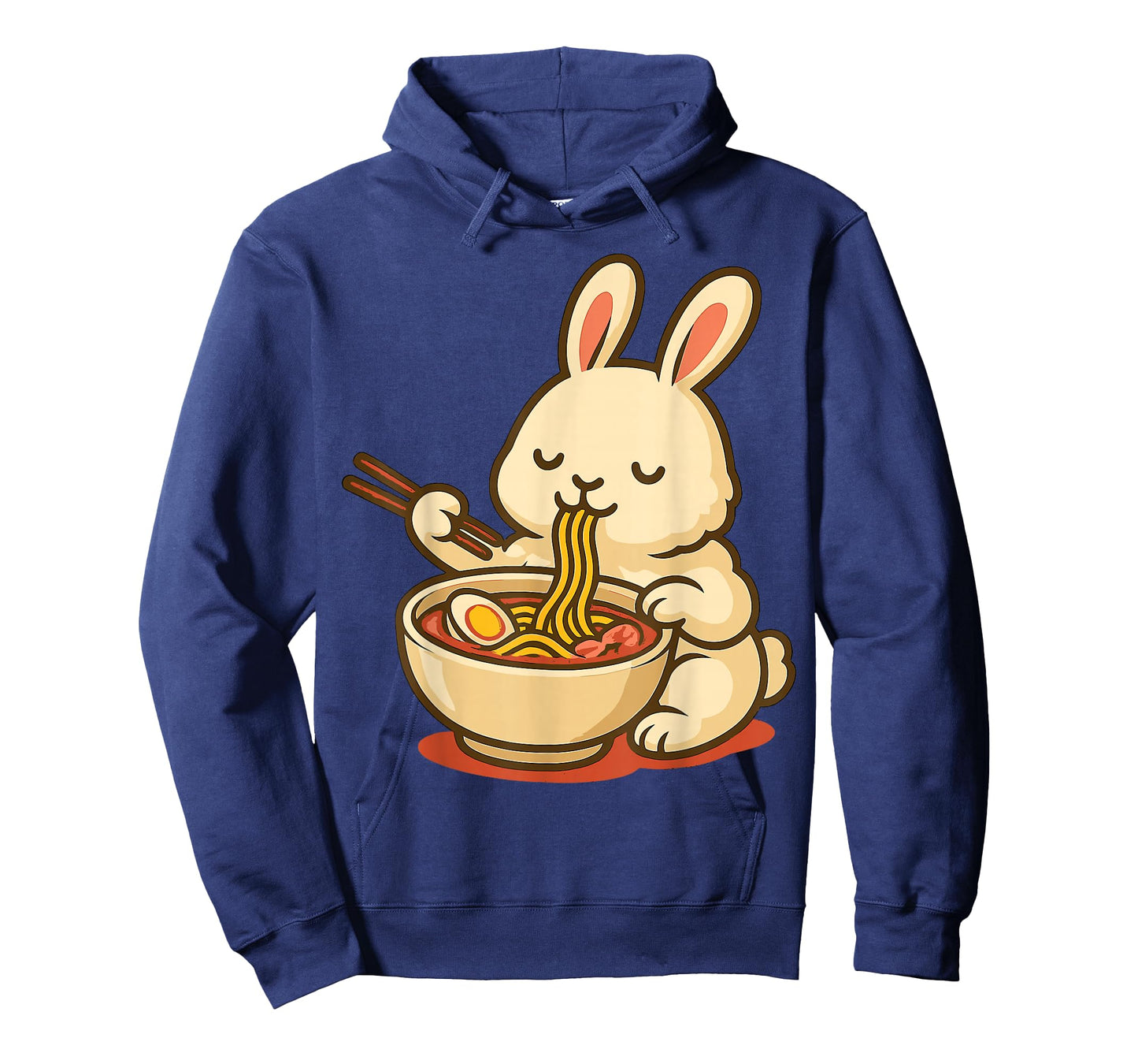 Rabbit Bunny Eating Ramen Noodles T-Shirt
