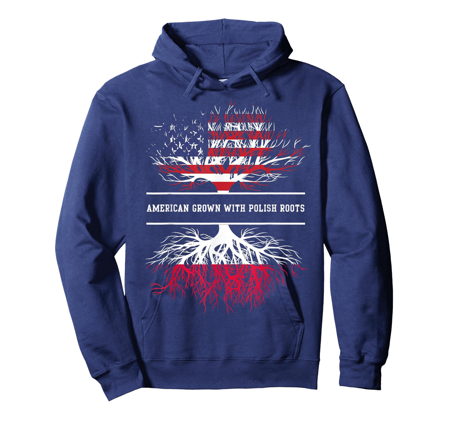 American Grown With Polish Roots Poland Polska Polish Flag T-Shirt