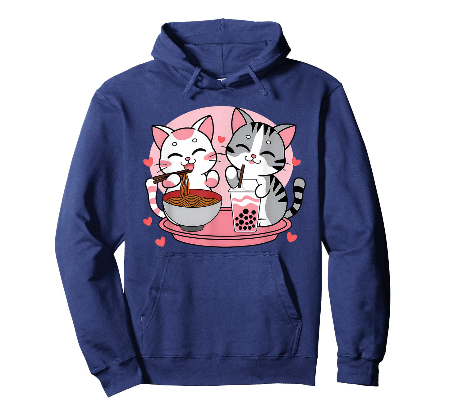 Funny Boba Ramen Cats Kawaii Anime Japan Cute Neko Cat T-Shirt