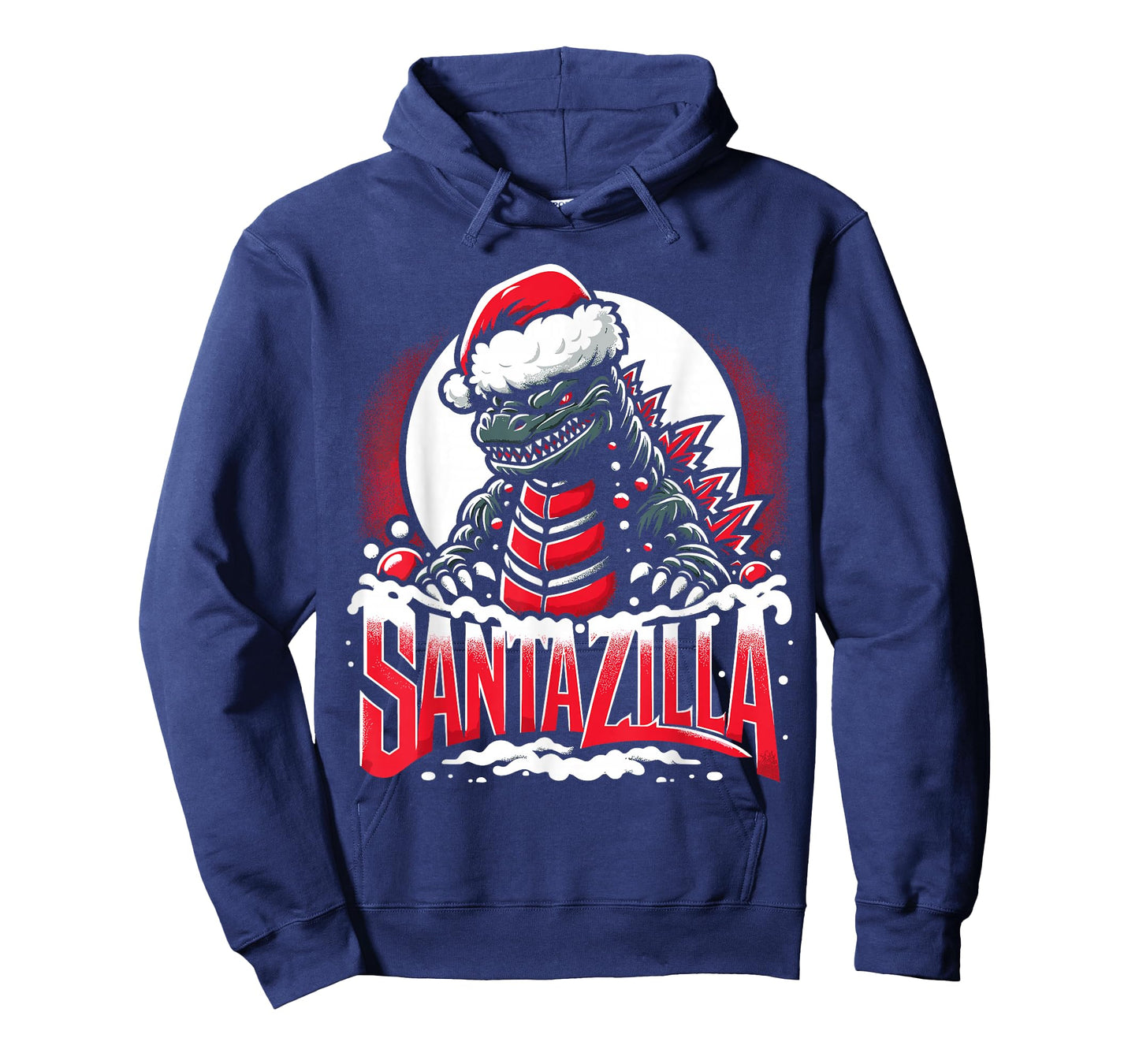 Kaiju Christmas Santazilla Japanese Monster Dinosaur Boys T-Shirt
