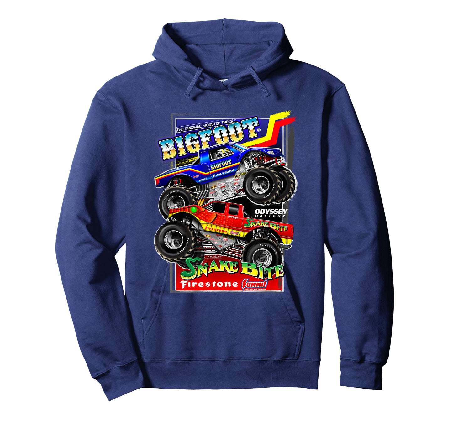 BIGFOOT vs. SNAKE BITE (modern) T-Shirt