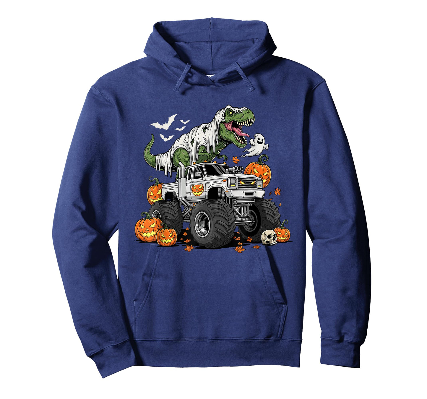Dinosaur Riding Monster Truck T-rex Halloween Boys Kids T-Shirt