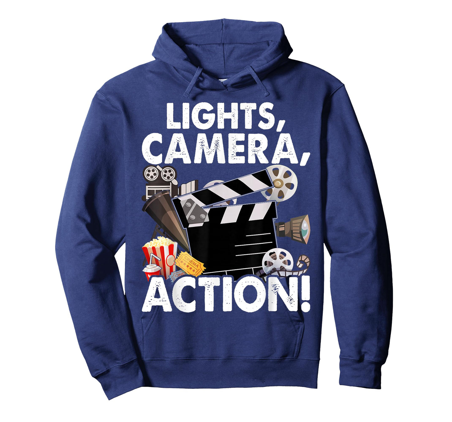Movie Director Producer Filmmaker Film Lights Camera Action T-Shirt