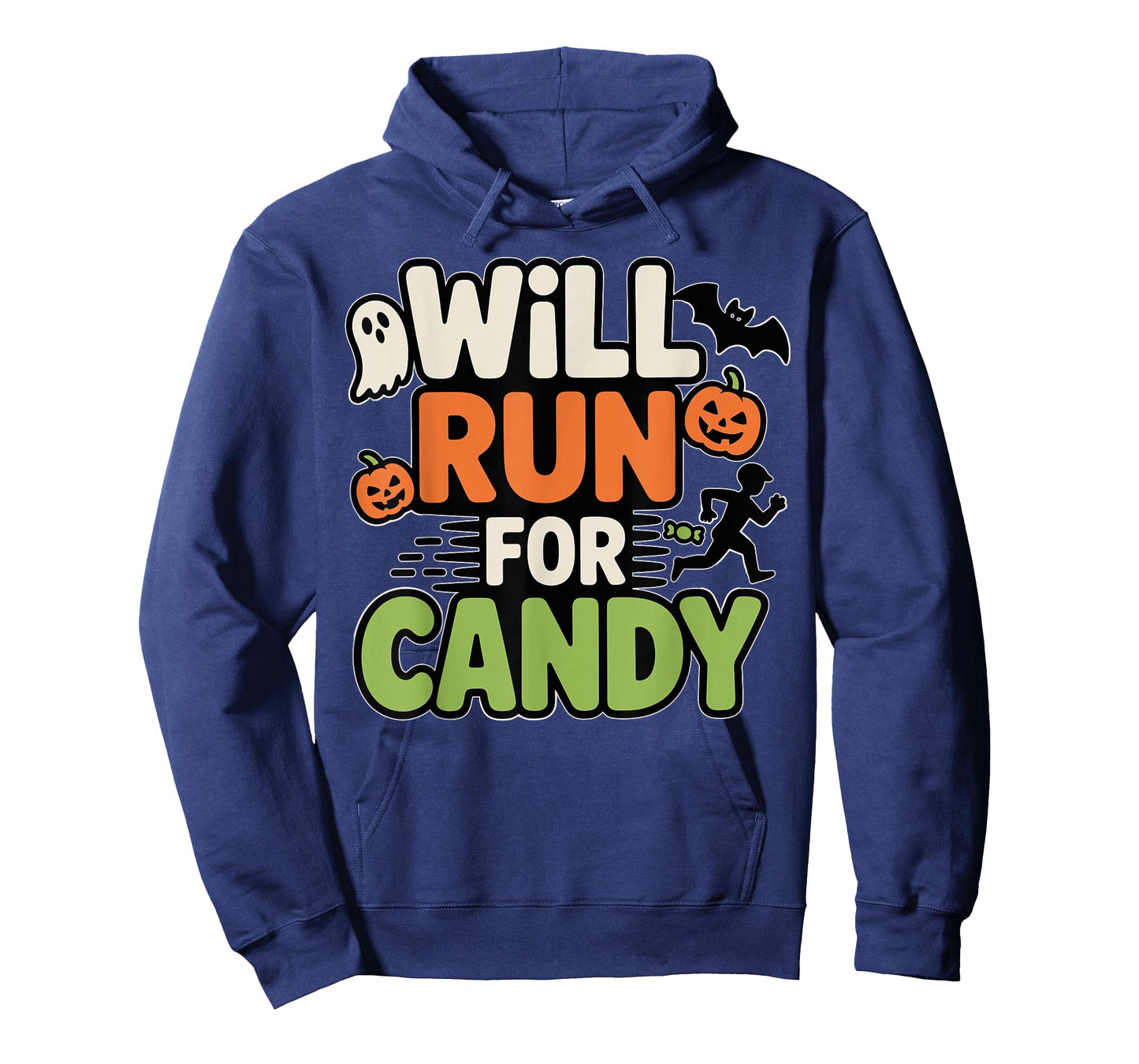 Will Run for Candy Funny Halloween Trick Or Treat T-Shirt