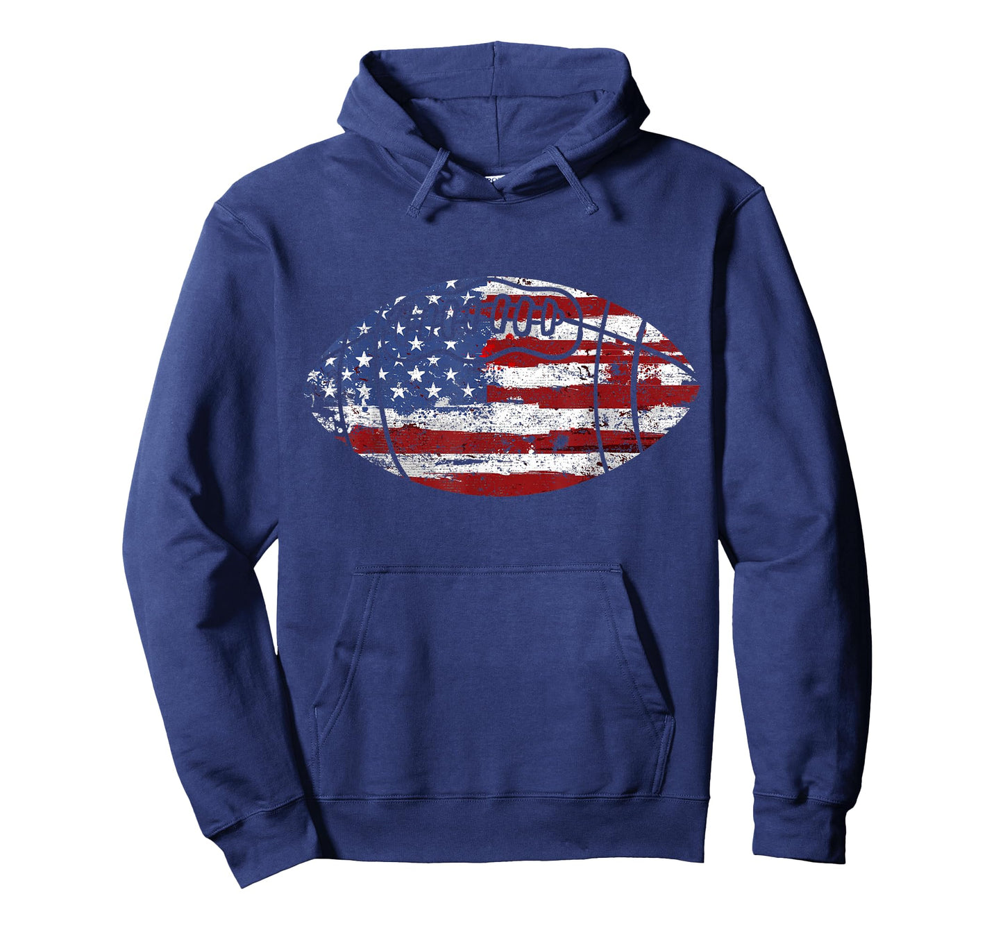 Football USA American Flag Vintage Gift T-Shirt Small