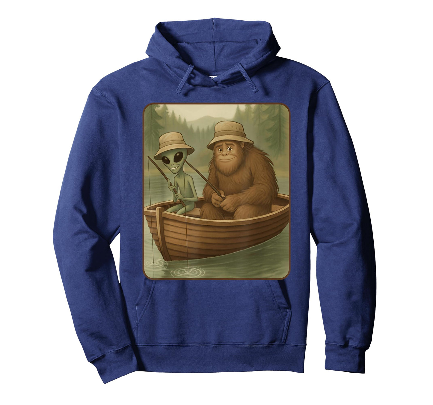 Sasquatch Fishing & Bigfoot Fishing | Funny Fishing T-Shirt